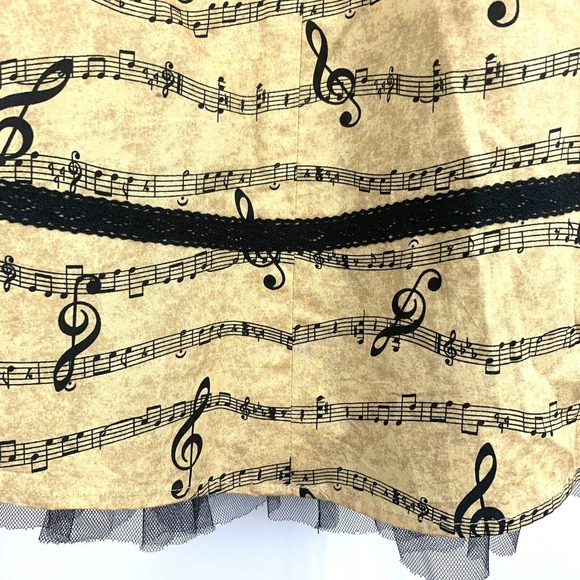 Hot Topic music note halter dress medium - Picture 5 of 6